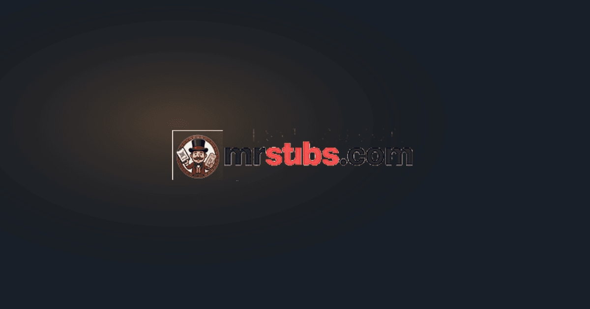 Illustration of a MrStubs hosted event page with embed widget and shareable links