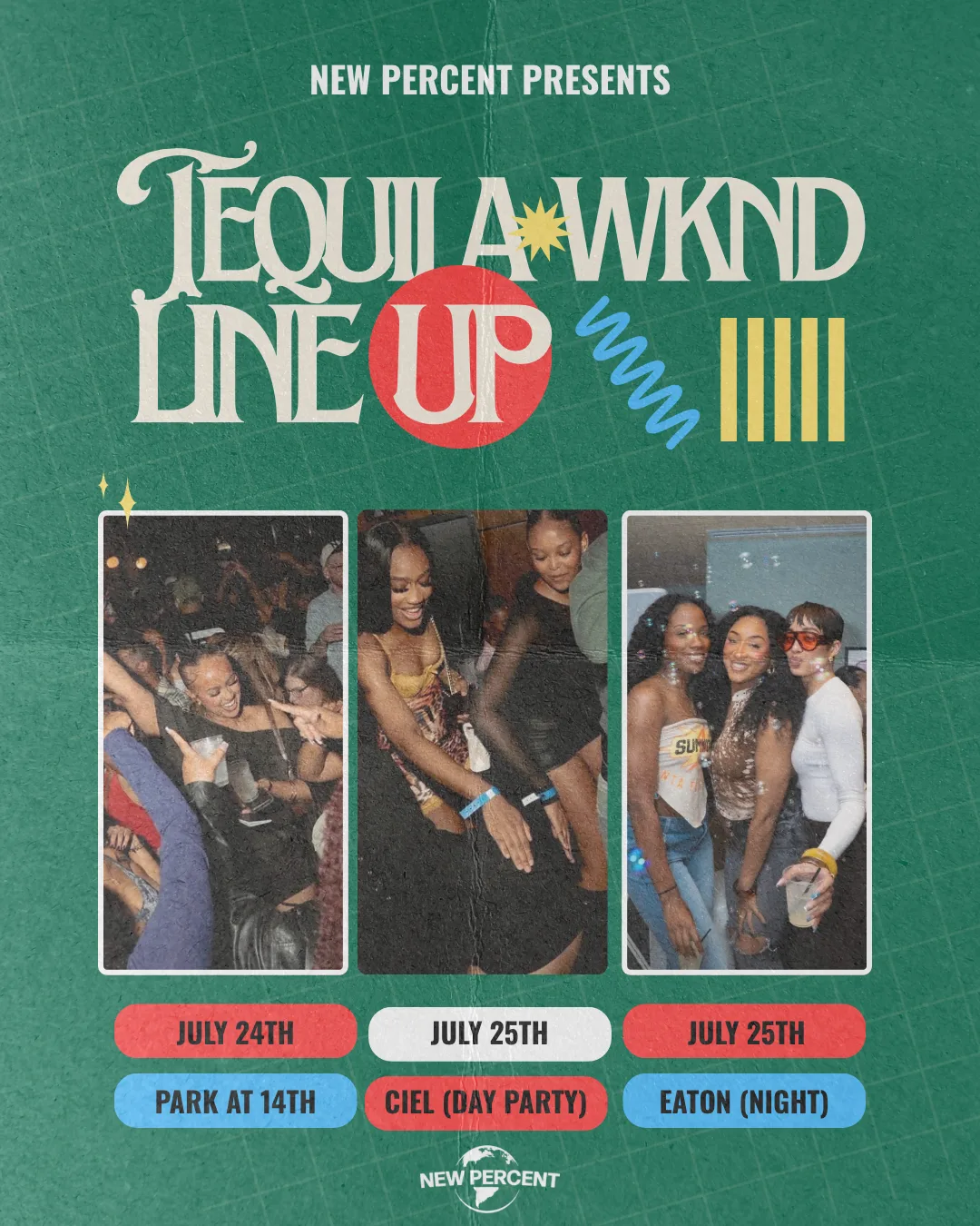 Event flyer for DC Tequila Weekend