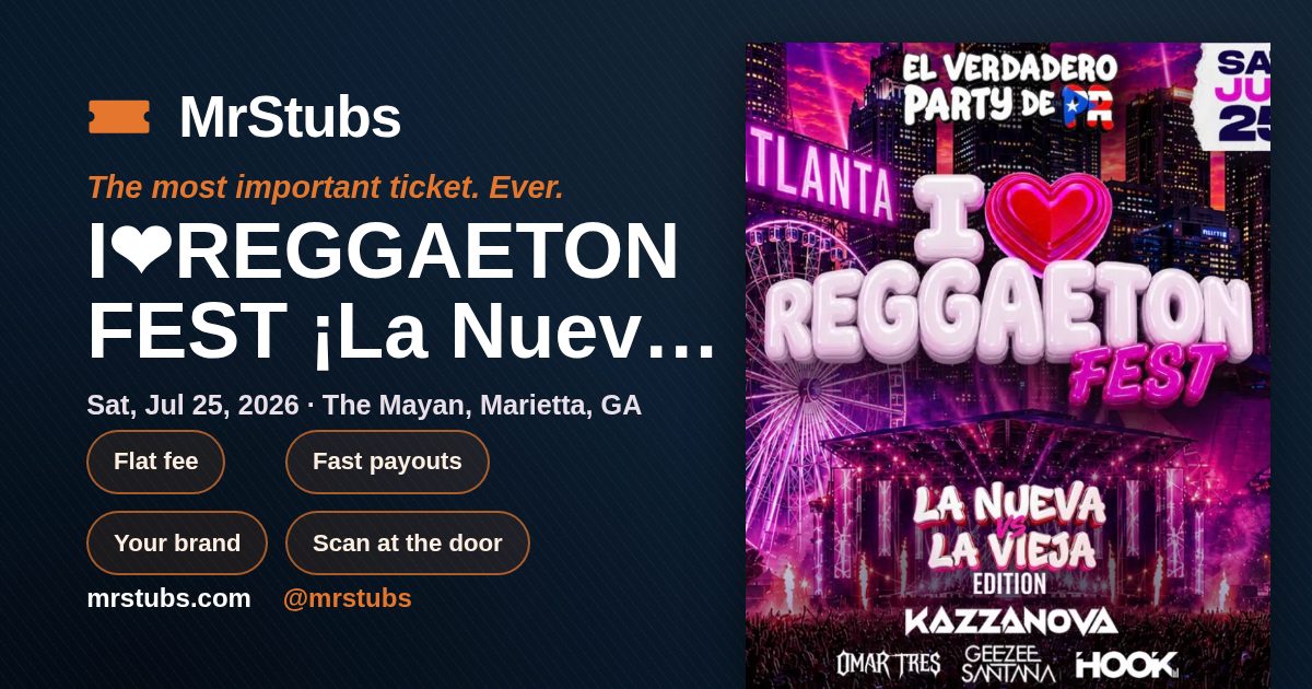 Share card for I❤️REGGAETON FEST ¡La Nueva vs La Vieja!