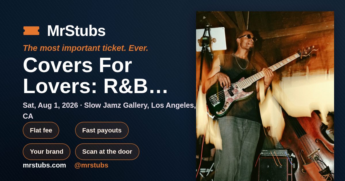 Share card for Covers For Lovers: R&B Jazz Night