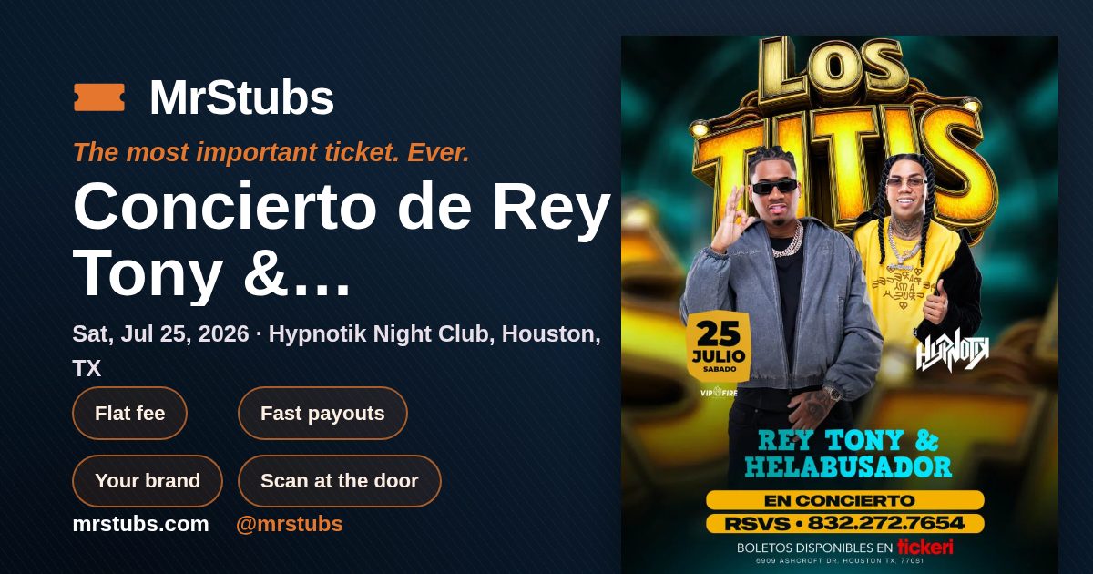 Share card for Concierto de Rey Tony & Helabusador