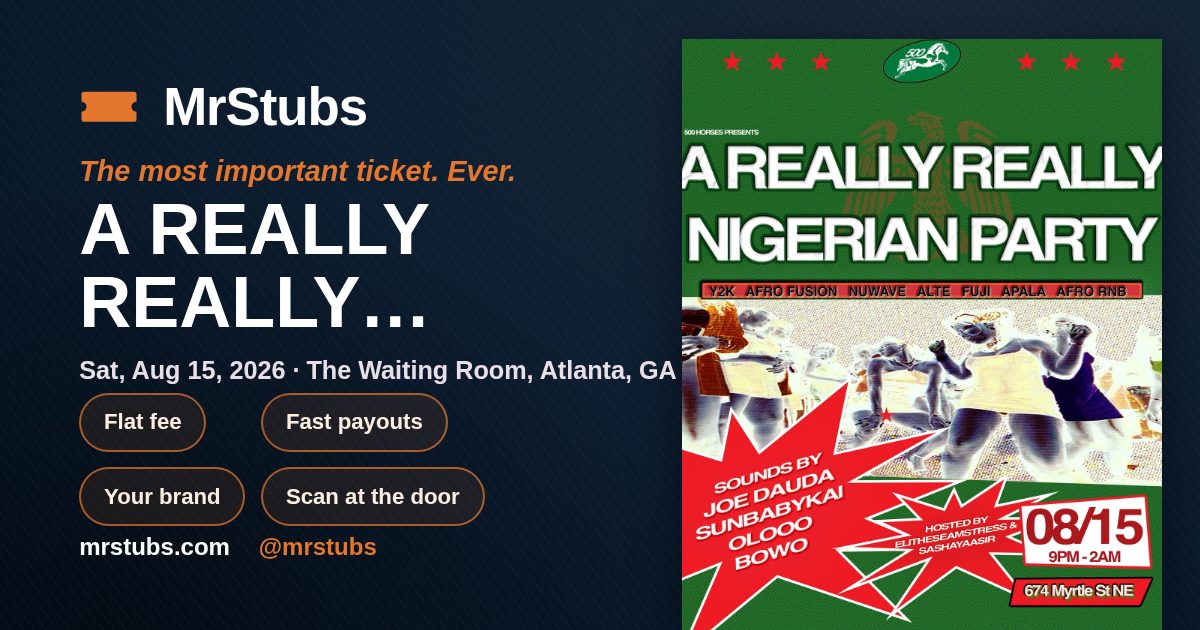Share card for A REALLY REALLY NIGERIAN PARTY
