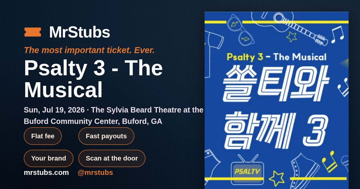 Share card for Psalty 3 - The Musical