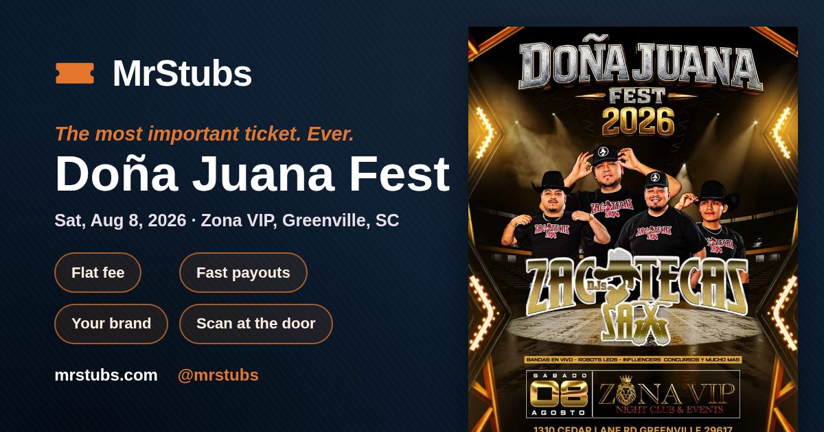 Share card for Doña Juana Fest