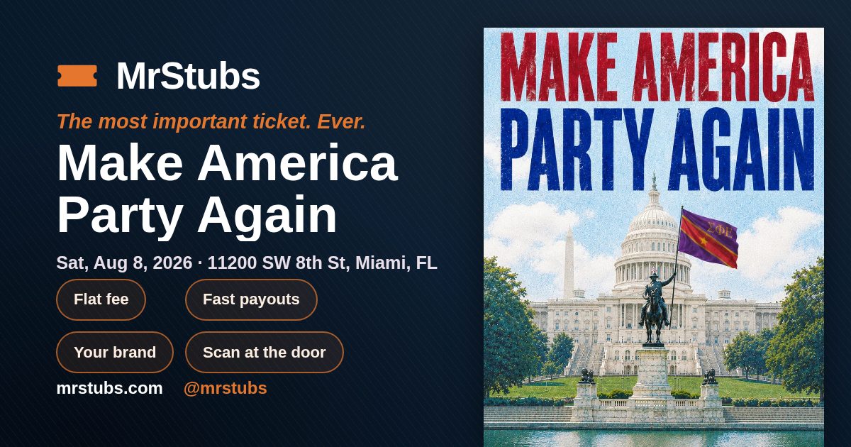 Share card for Make America Party Again