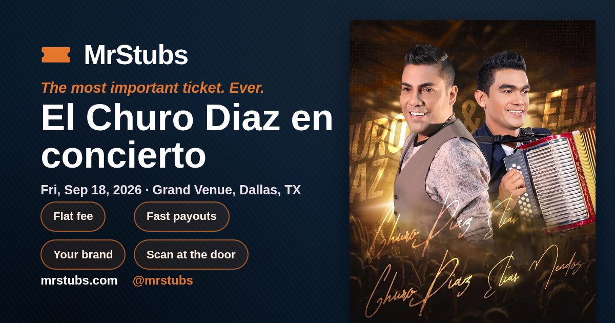 Share card for El Churo Diaz en concierto