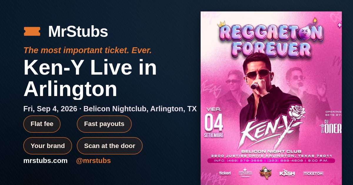 Share card for Ken-Y Live in Arlington