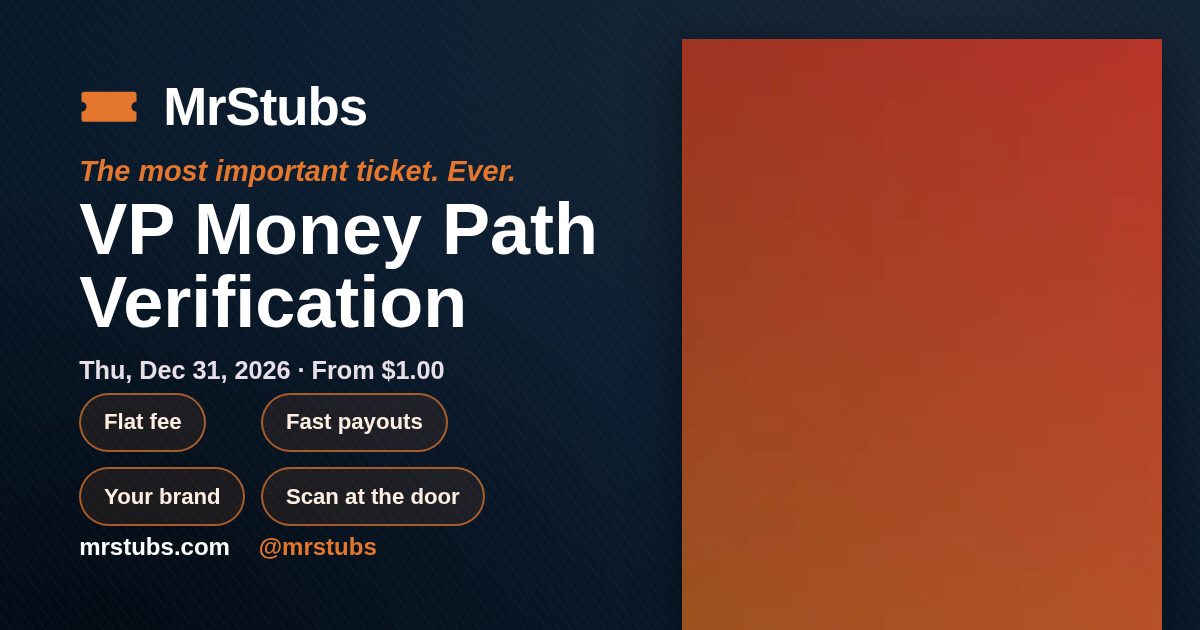 Share card for VP Money Path Verification