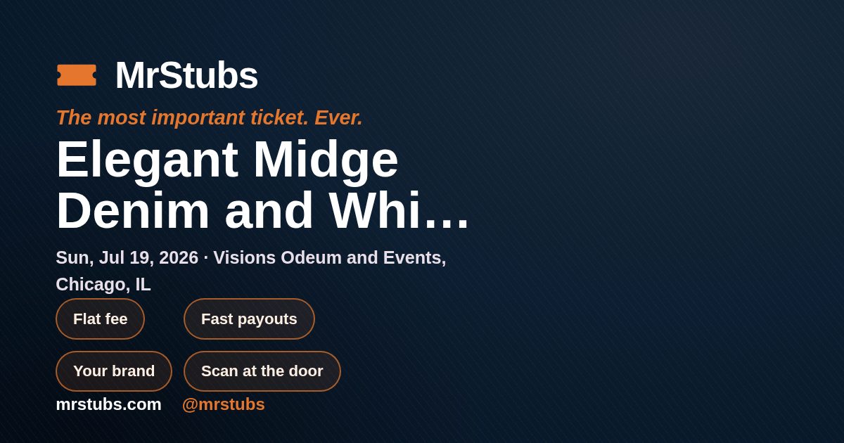 Share card for Elegant Midge Denim and White Day Party